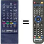 Comandos à distância equivalente Toshiba WHV7802