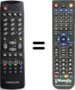 Comandos à distância equivalente Samsung WHV5146