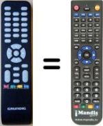 Comandos à distância equivalente Grundig SEC14055W