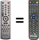 Comandos à distância equivalente HVS54865