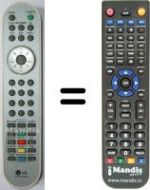 Comandos à distância equivalente LG HVS54285