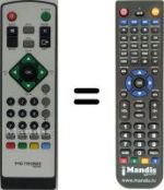 Comandos à distância equivalente Metronic ZAPBOX SINGLE 4.2
