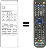 Comandos à distância equivalente 0761081007
