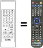 Comandos à distância equivalente LG CBT 2162 M