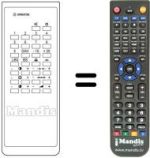 Comandos à distância equivalente 105-045G