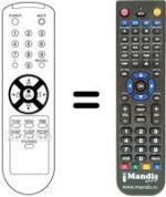 Comandos à distância equivalente 105-210A / J