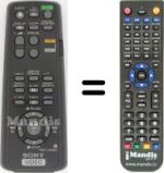 Comandos à distância equivalente Sony SLV-SE 60