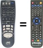 Comandos à distância equivalente JVC HR-VP790 U