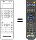 Comandos à distância equivalente V 2405