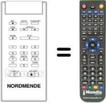 Comandos à distância equivalente 273.952