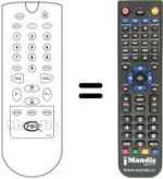 Comandos à distância equivalente 3128 127 00741