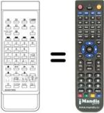 Comandos à distância equivalente 4AA4U1T0032