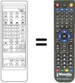 Comandos à distância equivalente 4AA4U1T0055