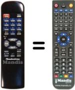 Comandos à distância equivalente LT 7600 PLUS MK II