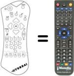 Comandos à distância equivalente 77-000003-001