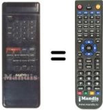 Comandos à distância equivalente Sanyo VHR-3400 I