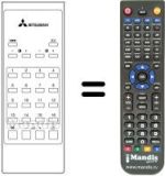 Comandos à distância equivalente 939P-05501