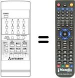 Comandos à distância equivalente 939P-15703