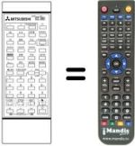 Comandos à distância equivalente 939P-21201