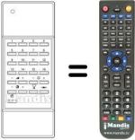 Comandos à distância equivalente A506810