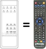 Comandos à distância equivalente A510710