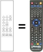 Comandos à distância equivalente A512220