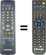 Comandos à distância equivalente Samsung TVP 5050 X