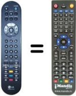 Comandos à distância equivalente LG 20 LS 2R