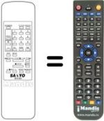 Comandos à distância equivalente B01300