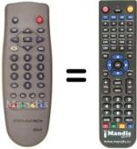 Comandos à distância equivalente BK 3B-C1