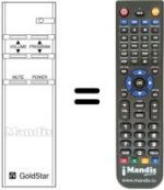 Comandos à distância equivalente LG CBZ 4102