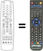 Comandos à distância equivalente LG CL 29A 40RQ