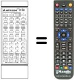 Comandos à distância equivalente CT 2355