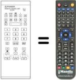Comandos à distância equivalente CU-SV 1