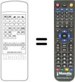 Comandos à distância equivalente DIGICOMPUTER 34 KEYS