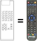 Comandos à distância equivalente 5652 08 57