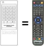 Comandos à distância equivalente Irradio GHIBLI 16'