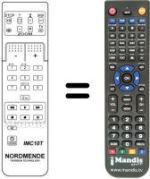 Comandos à distância equivalente IMC 10 T