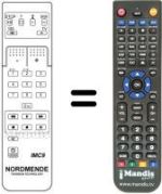 Comandos à distância equivalente IMC 9