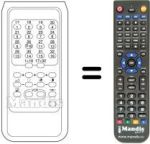 Comandos à distância equivalente Ultravox QUARK 22 / 27' CON VCR