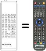 Comandos à distância equivalente IR 5497