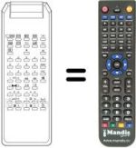 Comandos à distância equivalente IR 5515