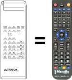 Comandos à distância equivalente IR 6000 MONO