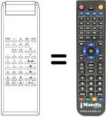 Comandos à distância equivalente IR 6000