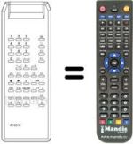 Comandos à distância equivalente IR 6010
