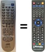Comandos à distância equivalente JVC HR-J770 EU