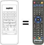 Comandos à distância equivalente 1AV0U10B00800