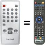 Comandos à distância equivalente Sansui LTV 1450