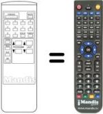 Comandos à distância equivalente M 8814