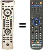 Comandos à distância equivalente Medion MD 41527